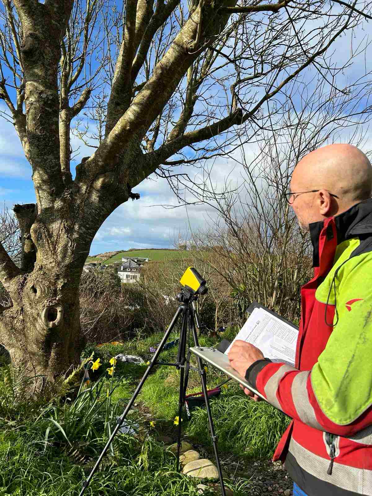 Surveying a site